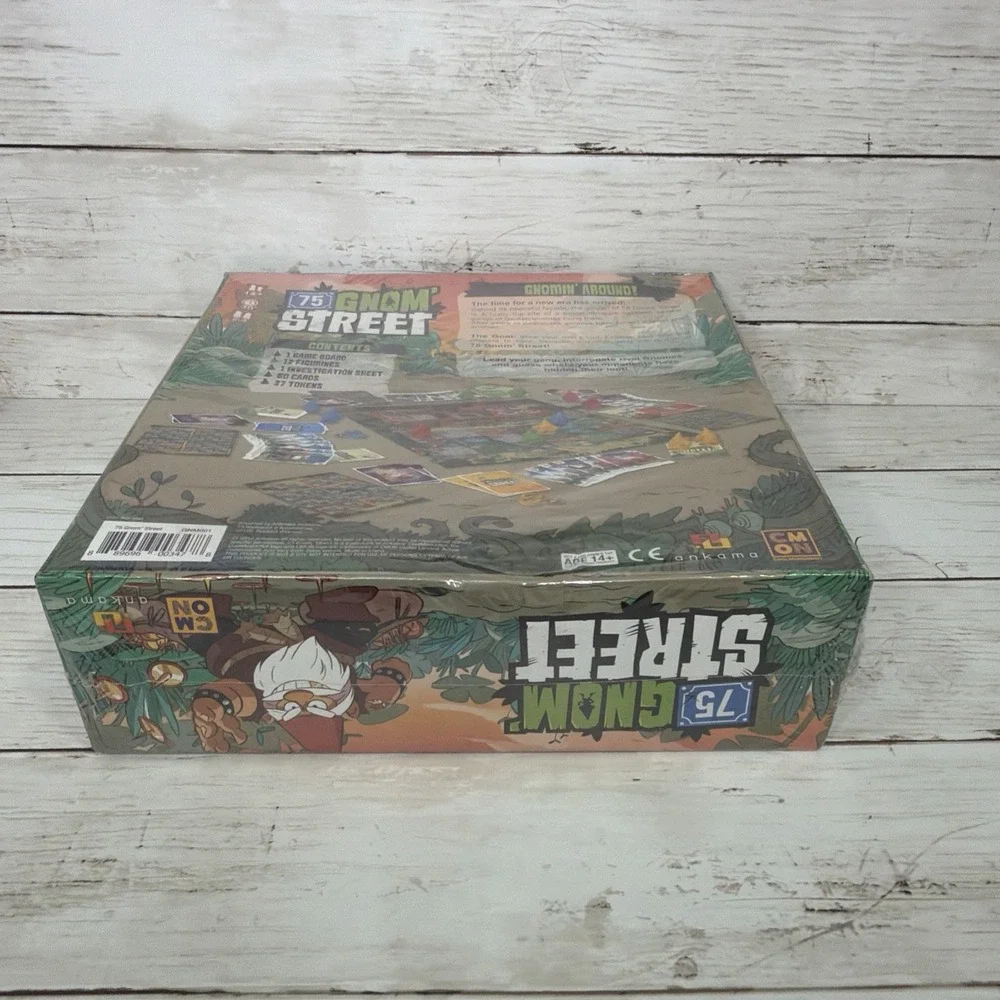 75 Gnom Street Board Game CMON Ankama Garden Gnome Strategy Battle Game Sealed